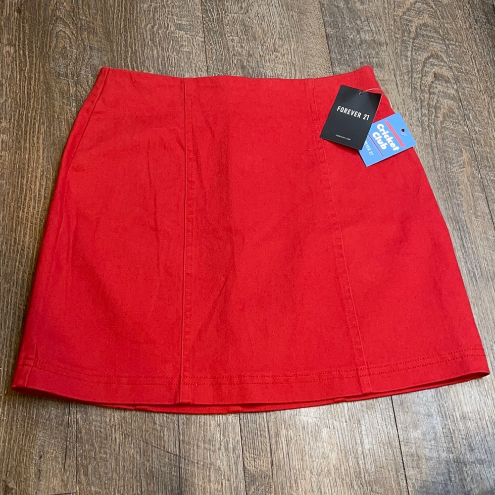 Forever 21 Red Skirt